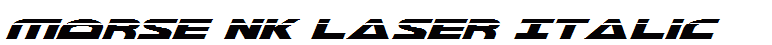 Morse NK Laser Italic