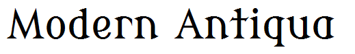 Modern Antiqua