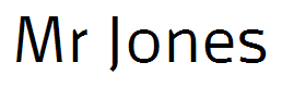 Mr Jones