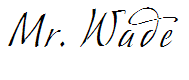 Mr. Wade