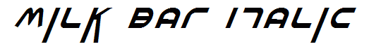 Milk Bar Italic