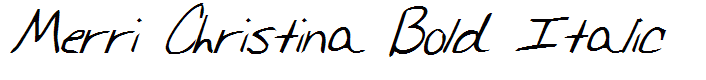 Merri Christina Bold Italic