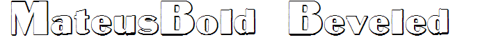 MateusBold Beveled