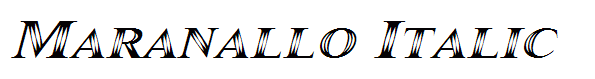 Maranallo Italic
