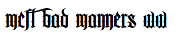 MCF bad manners ww