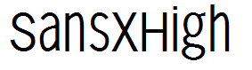 SansXHigh
