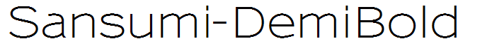 Sansumi-DemiBold