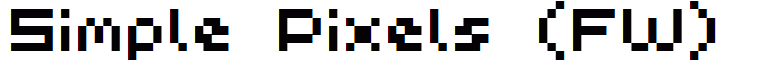 Simple Pixels (FW)