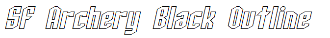 SF Archery Black Outline