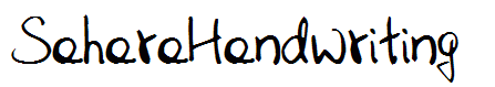 SaharaHandwriting