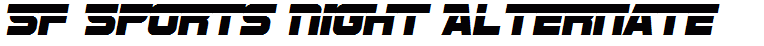 SF Sports Night Alternate