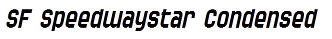 SF Speedwaystar Condensed