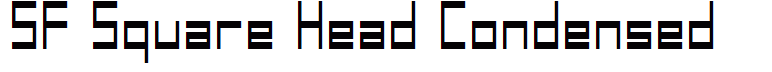 SF Square Head Condensed