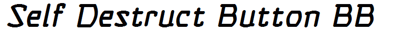 Self Destruct Button BB