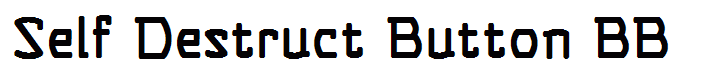 Self Destruct Button BB