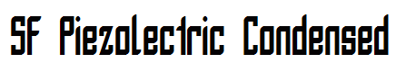 SF Piezolectric Condensed
