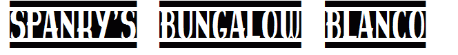 spanky's bungalow blanco