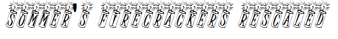 Summer's Firecrackers Rescaled
