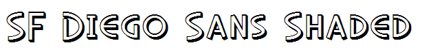 SF Diego Sans Shaded