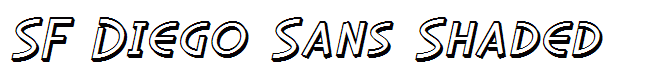 SF Diego Sans Shaded
