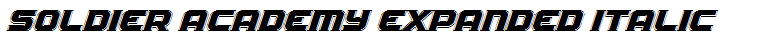 Soldier Academy Expanded Italic