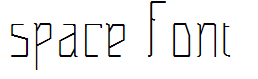 space font