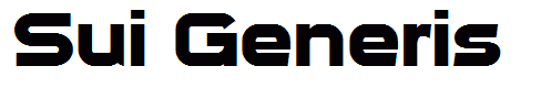 Sui Generis