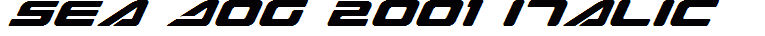 Sea Dog 2001 Italic
