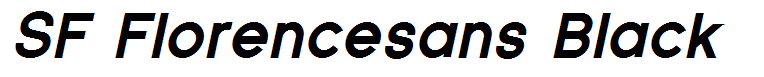 SF Florencesans Black