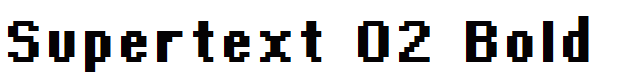 Supertext 02 Bold