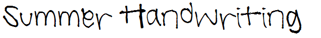 Summer Handwriting