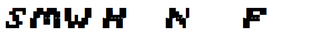 SMW Hud Name Font
