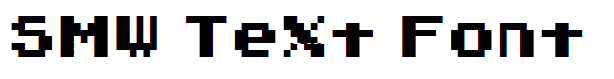 SMW Text Font