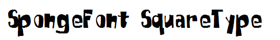 SpongeFont SquareType