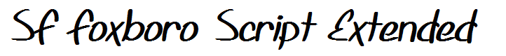 SF Foxboro Script Extended