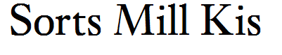 Sorts Mill Kis