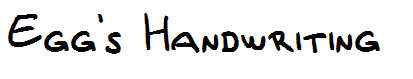 Egg's Handwriting