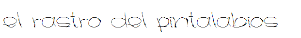 el rastro del pintalabios