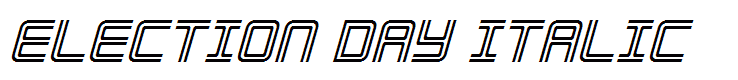 Election Day Italic