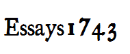 Essays1743