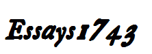 Essays1743