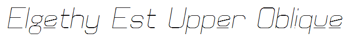 Elgethy Est Upper Oblique