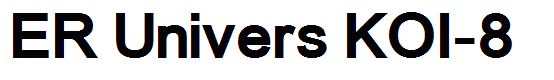 ER Univers KOI-8