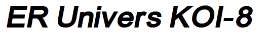 ER Univers KOI-8