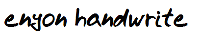 enyon handwrite