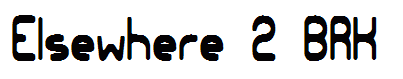 Elsewhere 2 BRK