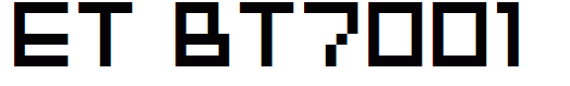 ET BT7001