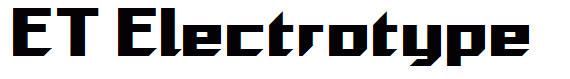 ET Electrotype