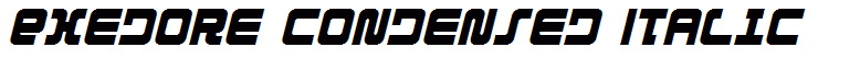 Exedore Condensed Italic
