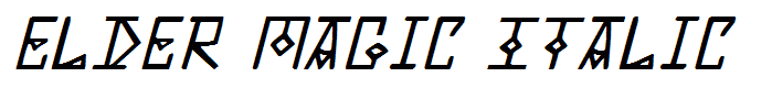 Elder Magic Italic